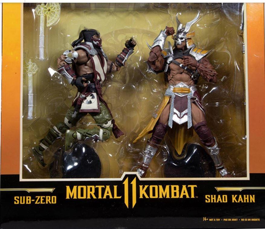 McFarlane Toys Mortal Kombat Sub-Zero vs. Shao Kahn 2 Pack - Walmart  Exclusive 7 inch Action Figures 