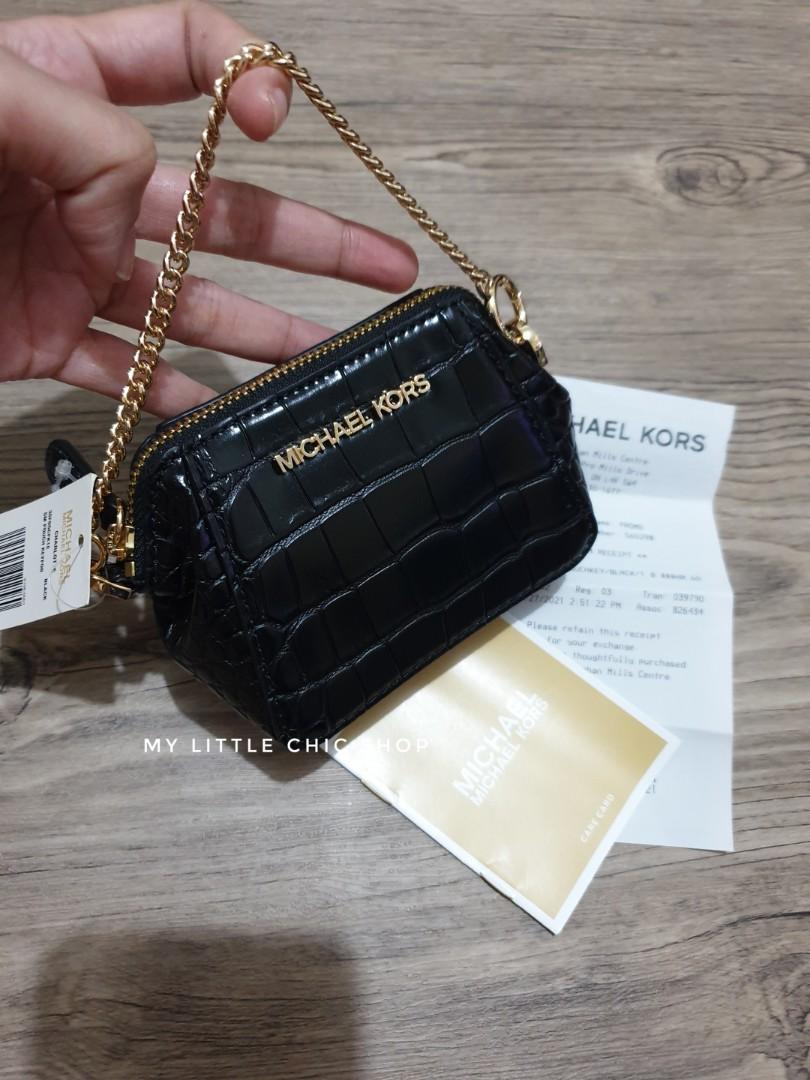 Michael kors charlotte small pouch keyfob, Women's Fashion, Bags & Wallets,  Purses & Pouches on Carousell