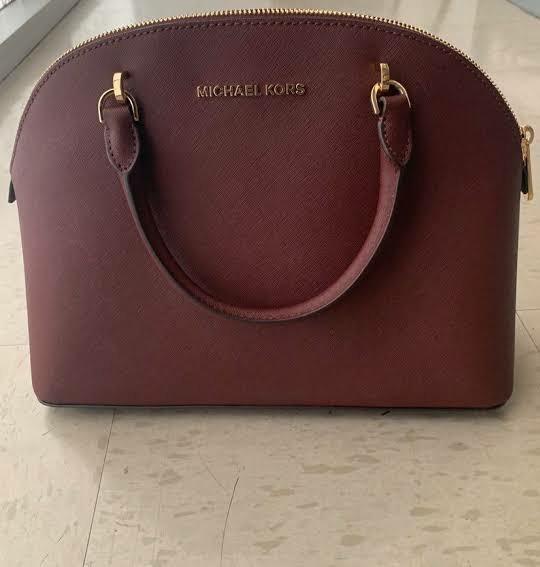 Michael kors emmy medium cindy dome crossbody lilac purple