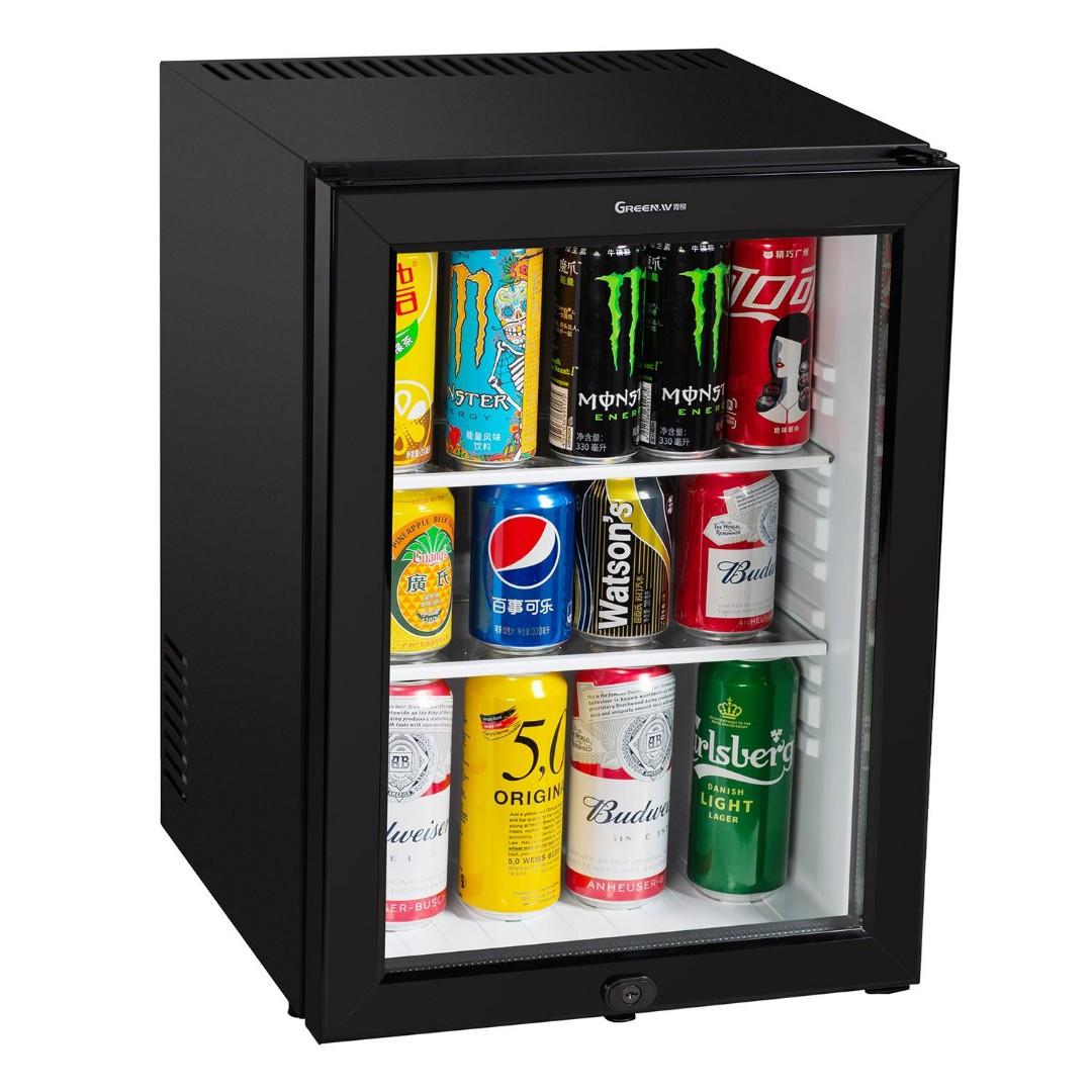 Mini bar online fridge glass door
