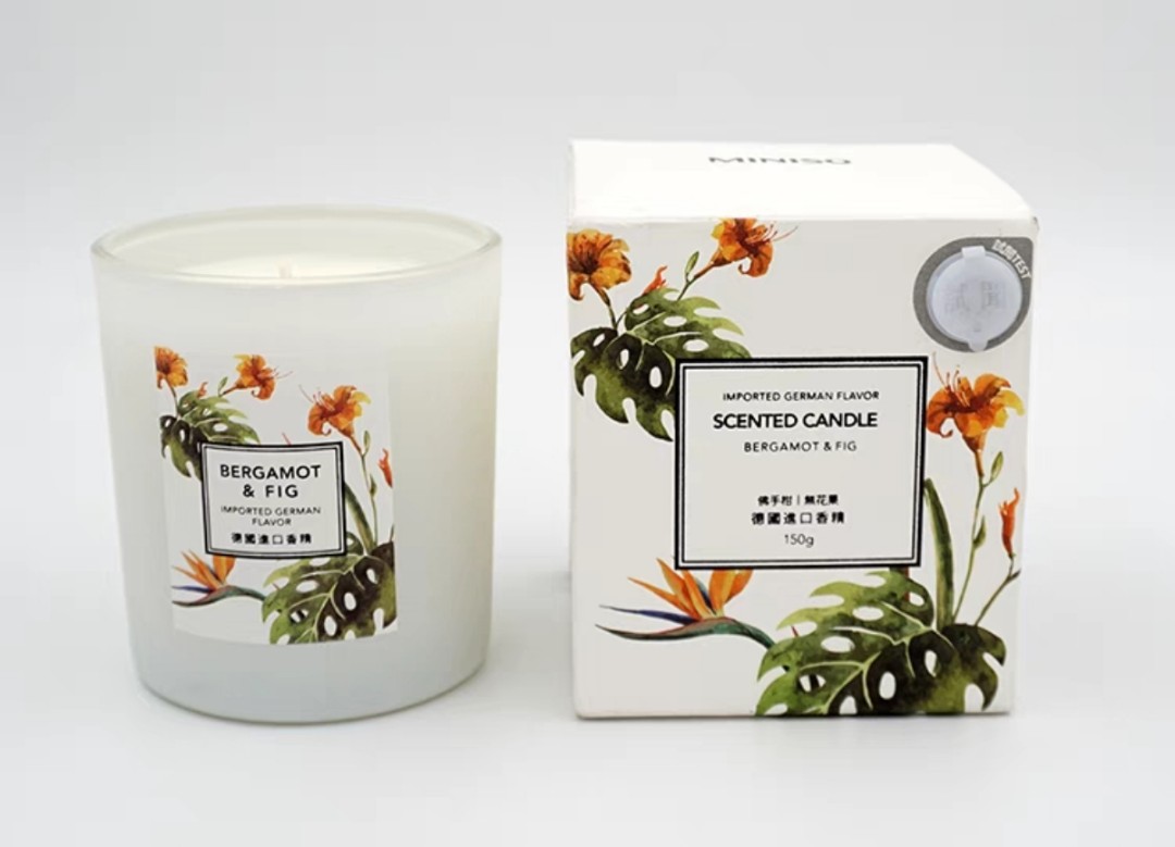 Miniso Scented Candles, Furniture & Home Living, Home Fragrance on