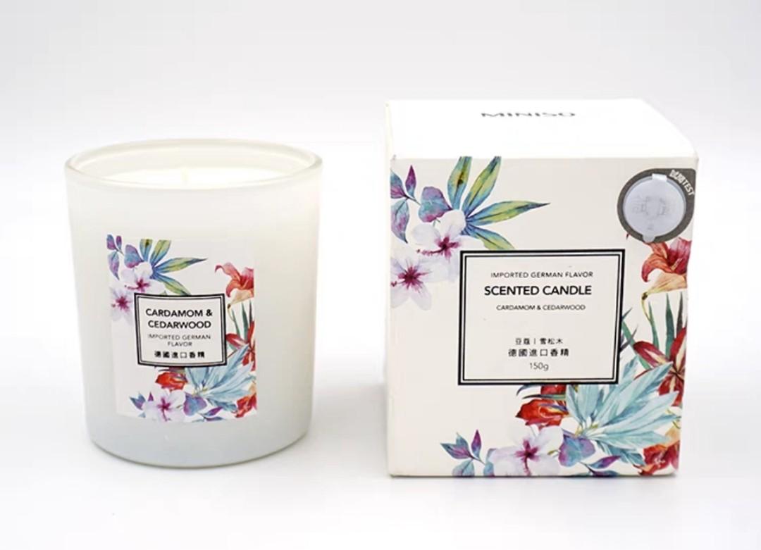 Miniso Scented Candles, Furniture & Home Living, Home Fragrance on