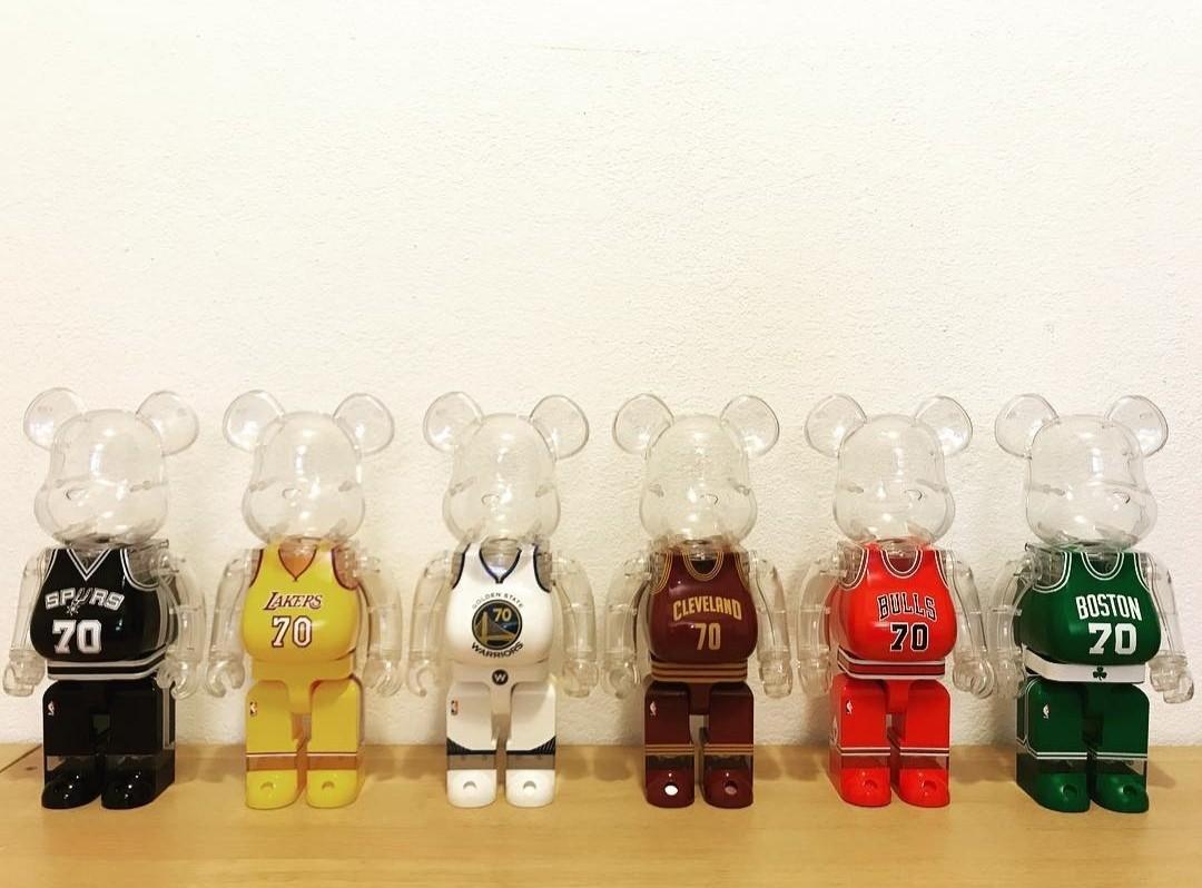 香港限定 70周年記念 NBA 100%ベアブリック6種セット NBA - 香港限定 MEDICOM BE@RBRICK TOY 100% 70周年記念 100%ベア