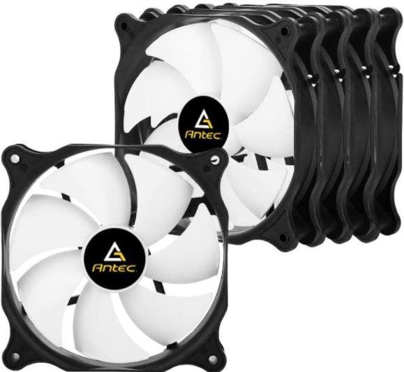 (NEW) 5 pack Antec 120mm Case Fan, PC Case Fan High Performance, 3pin