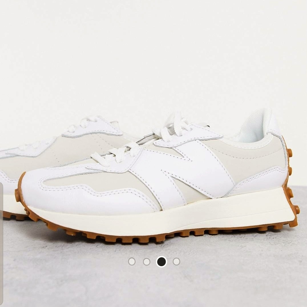 New Balance 327 Premium Leather White 