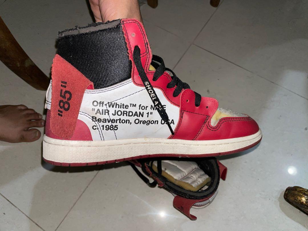 Off White x Air Jordan 1 Retro High OG Chicago Men s Fashion