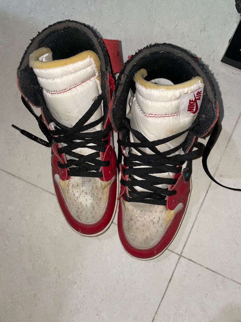 Off White x Air Jordan 1 Retro High OG Chicago Men s Fashion