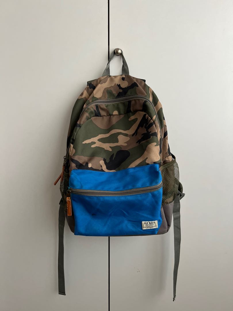 old navy camo backpack
