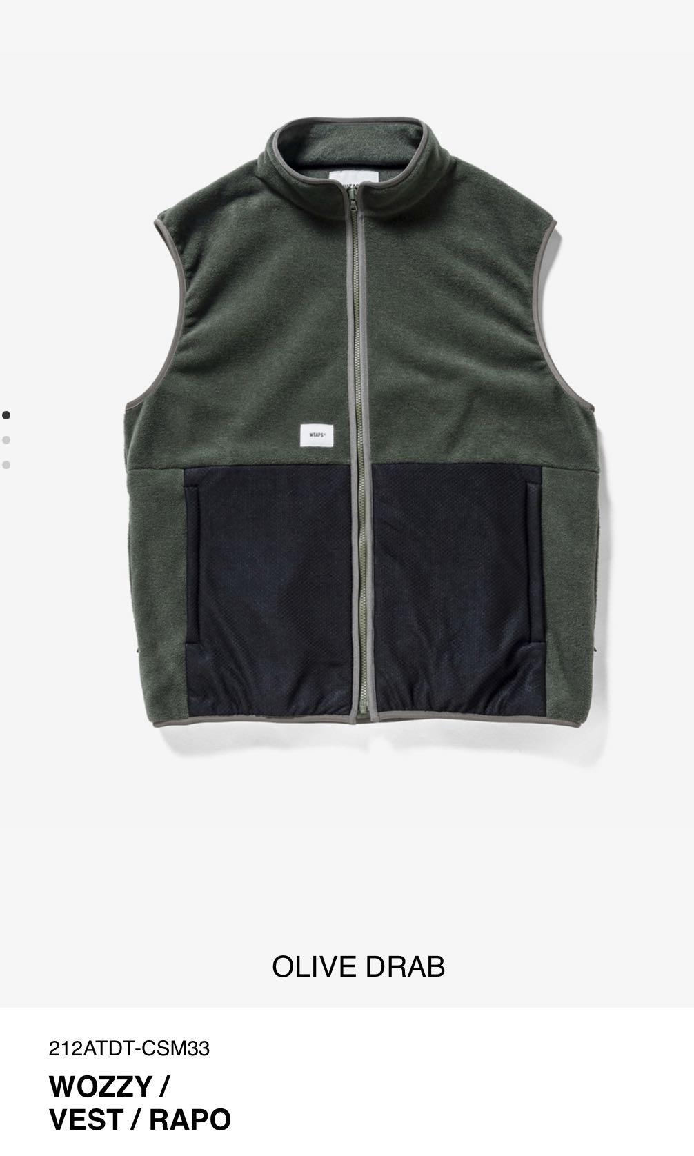 WTAPS 21AW WOZZY/VEST OLIVE DRAB Mサイズ - トップス