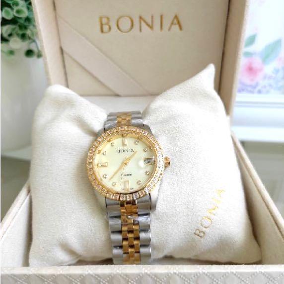 Original 100 Bonia Watch Women Swarovski Fesyen Wanita Jam Tangan di Carousell