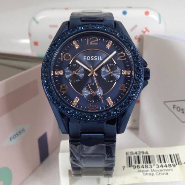 Fossil Watch Riley Blue Women Es4294 