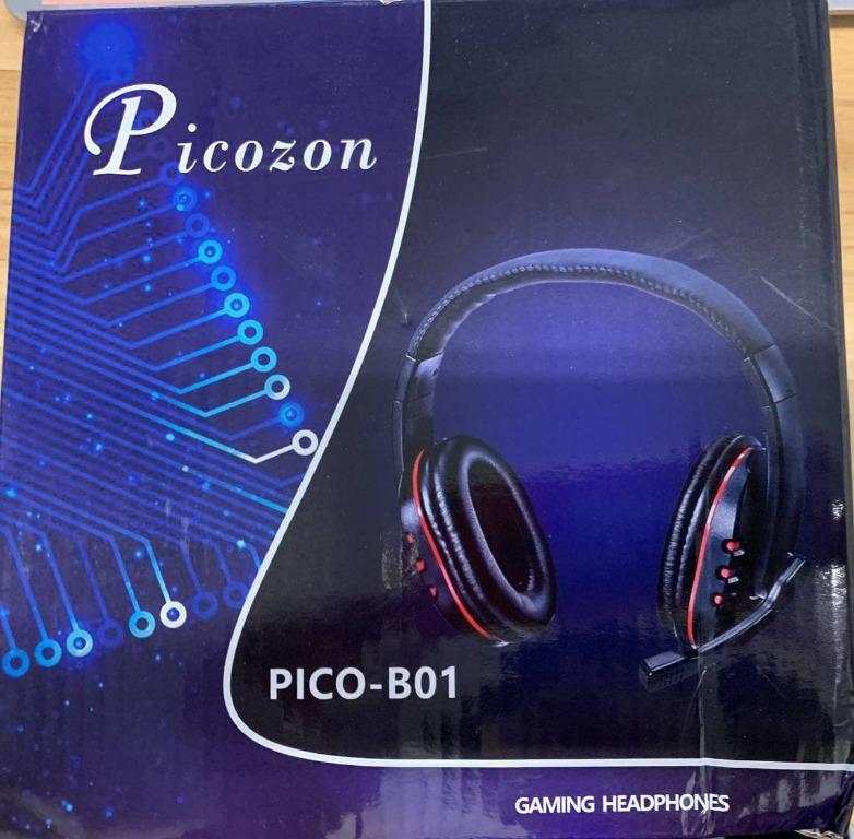 Picozon Gaming Headset Headphone with Microphone for PS5 PS4 Nintendo Switch Playstation 4 Playstation 5 Playstation Vita Mac Laptop Tablet