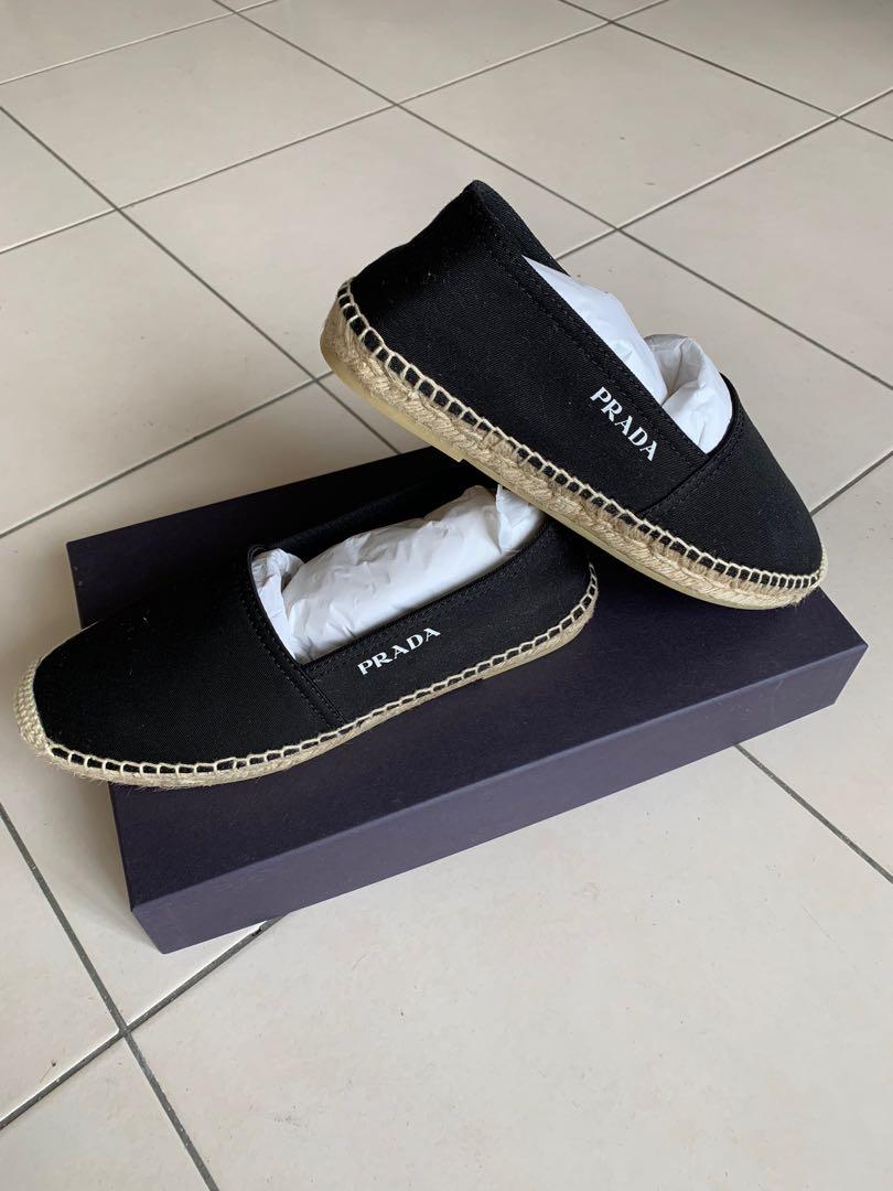 PRADA espadrilles Men s Fashion Footwear Dress shoes on Carousell