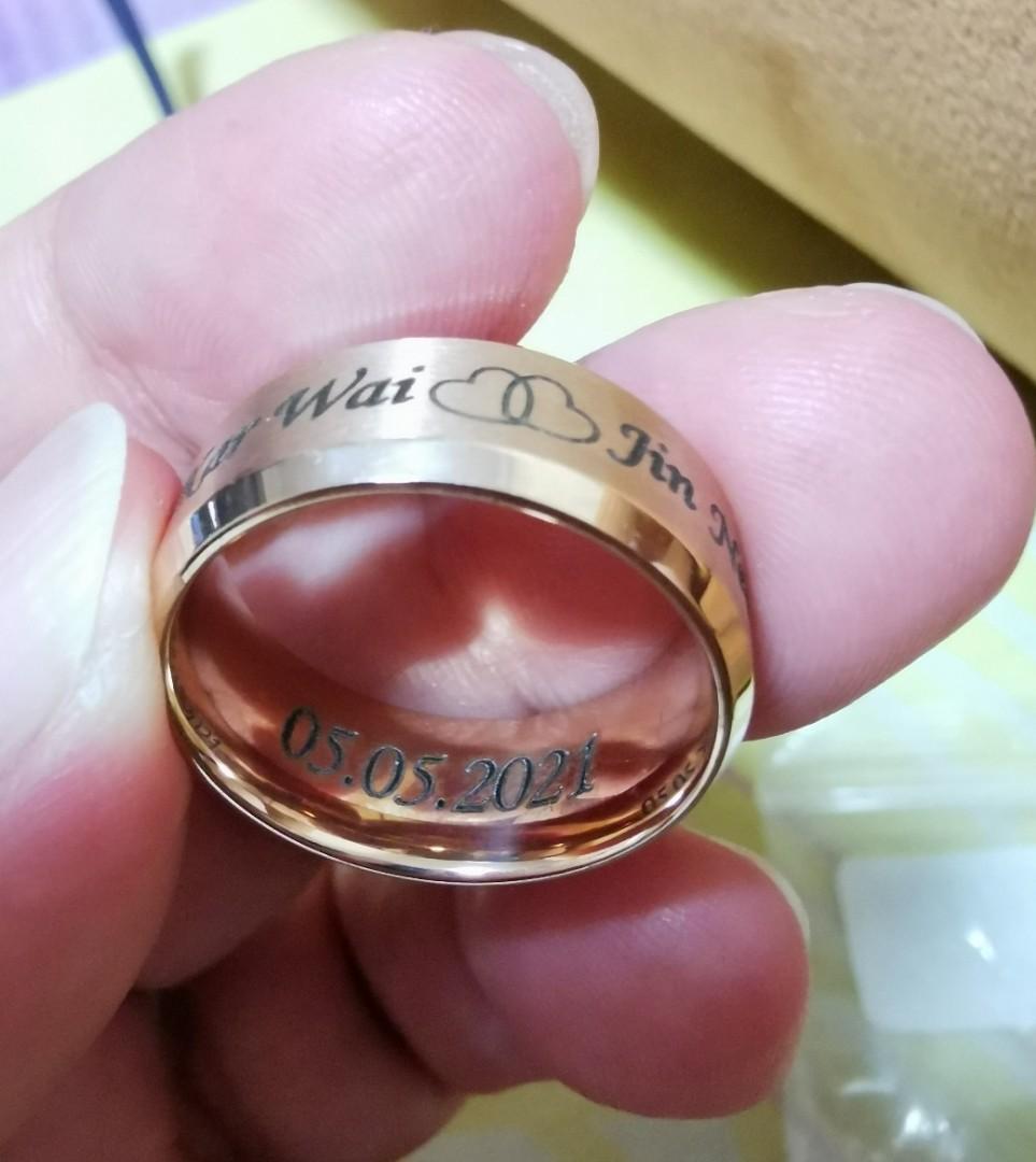 Men shop band rings