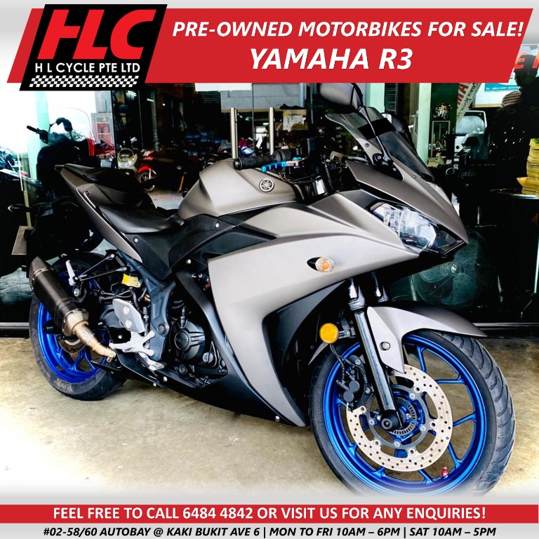 PREOWNED YAMAHA R3 COE AUG 2025, Motorcycles, Motorcycles for Sale