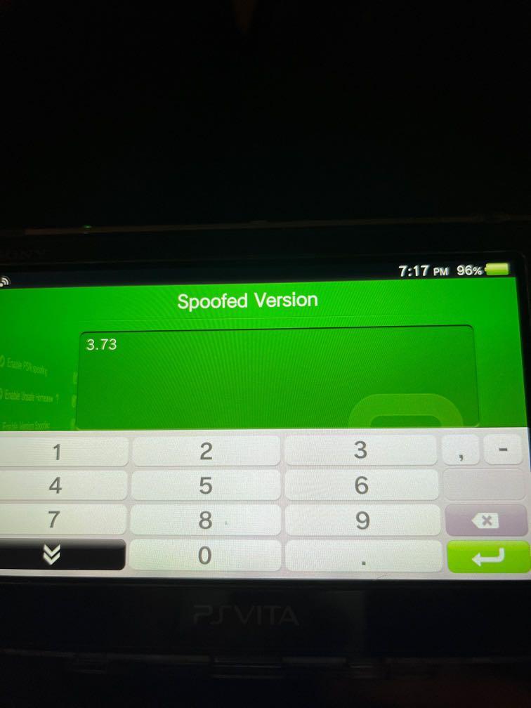 PS Vita 2000 with henkaku settings, Video Gaming, Video Game Consoles