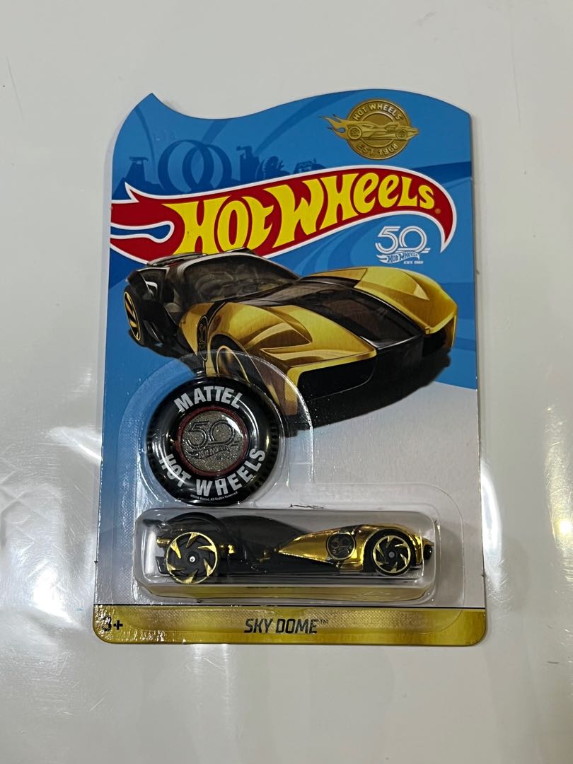 Rare Hot Wheels Collector Sky Dome with 50th Anniversary Buttons Hobbies Toys Toys Games on Carousell