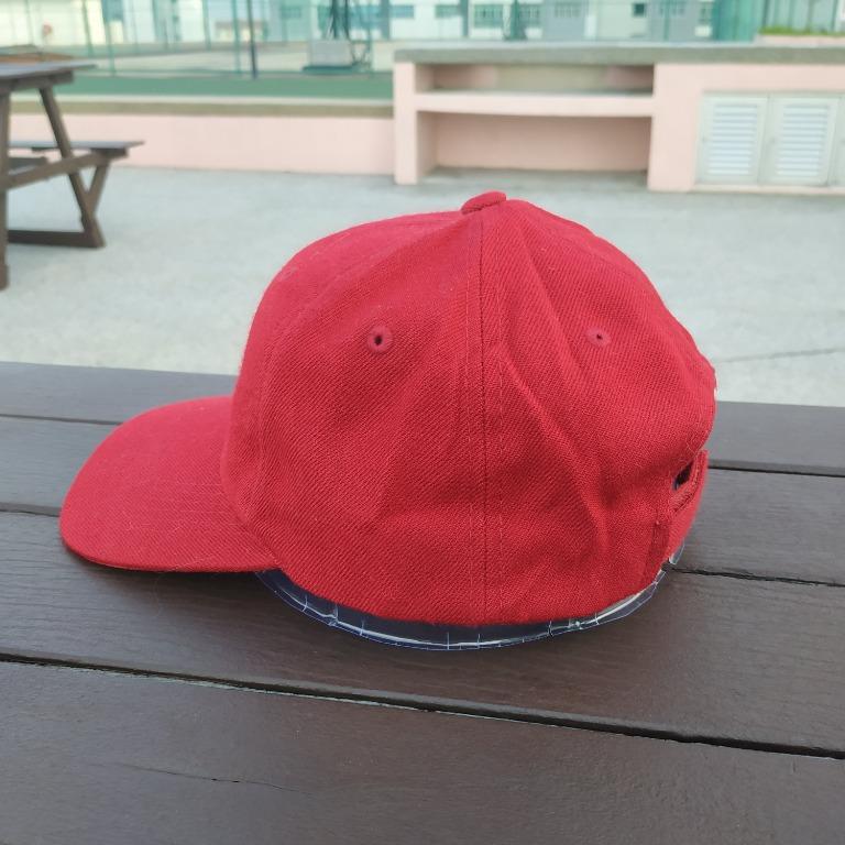 Red Wool Vintgae Lids Cap Topi Hat New Used Era Newera Velcro Merah Sport Usa Us Baseball Mlb Simple Bundle Men S Fashion Accessories Caps Hats On Carousell
