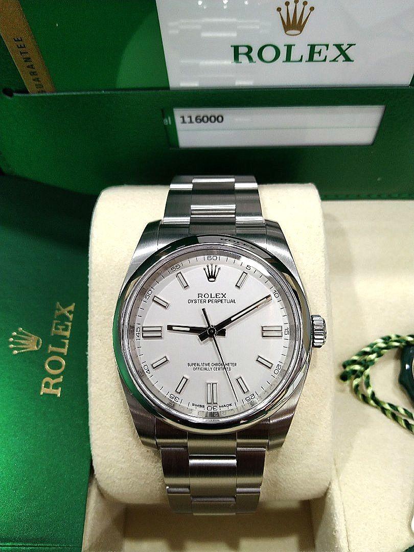 Rolex 116000 op36 white Luxury Watches on Carousell