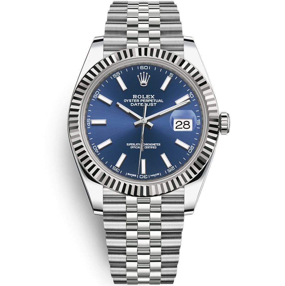 Rolex Datejust 41mm Blue Jubilee 