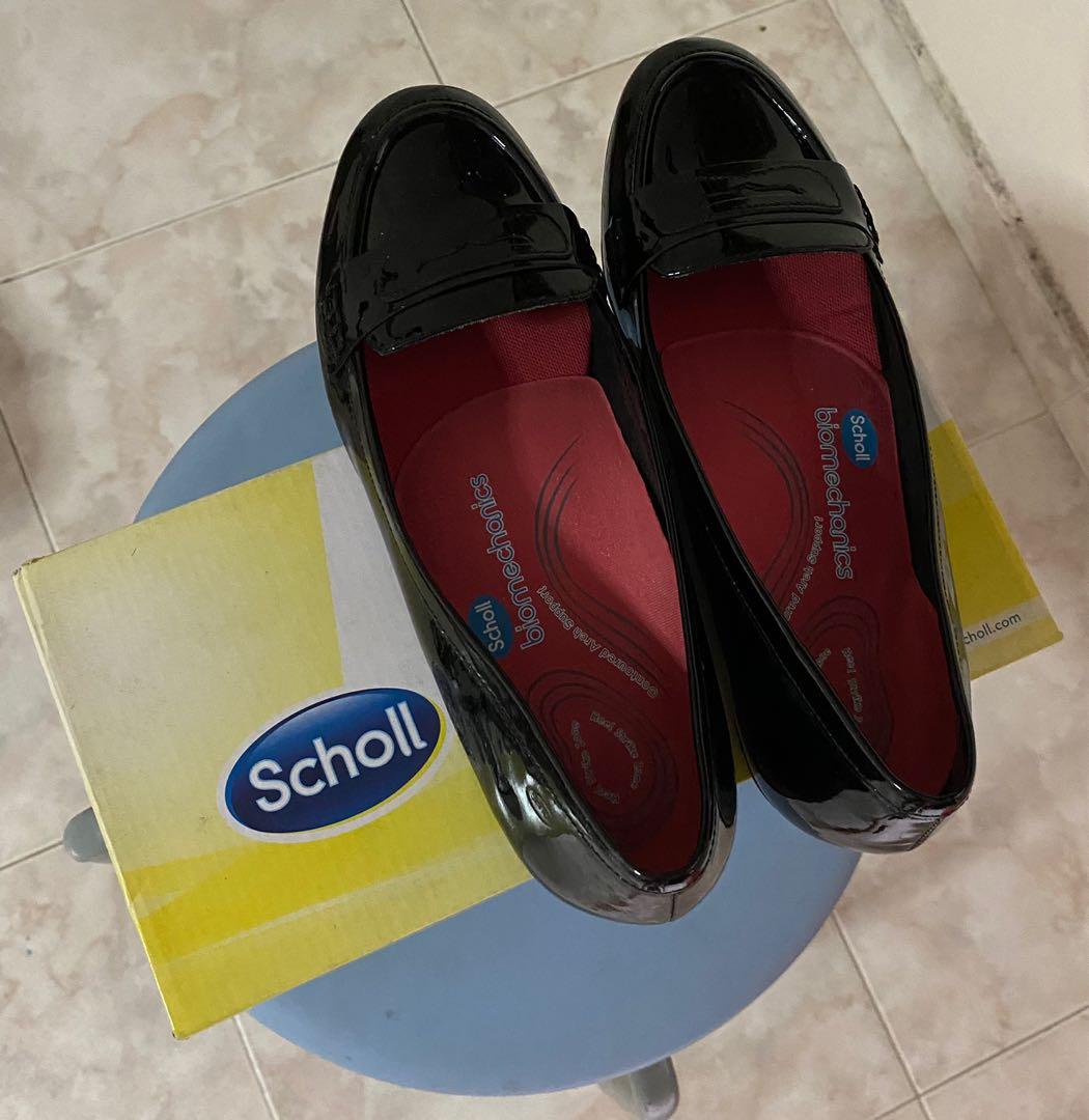 Scholl Womens Shoes Flats Size Euro 39 Black Style Meadow Ladies