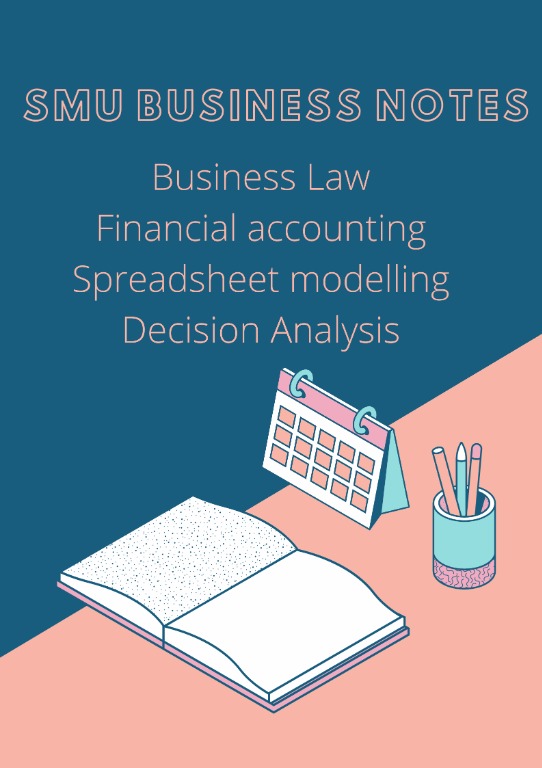 Smu Business notes, Hobbies & Toys, Books & Magazines, Assessment Books