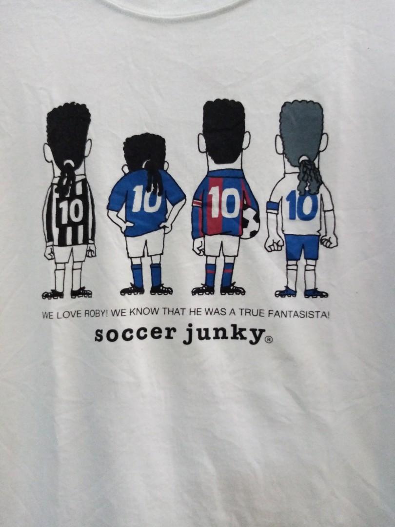 Roberto Baggio Soccer Junky Tshirt Men S Fashion Clothes Tops On Carousell