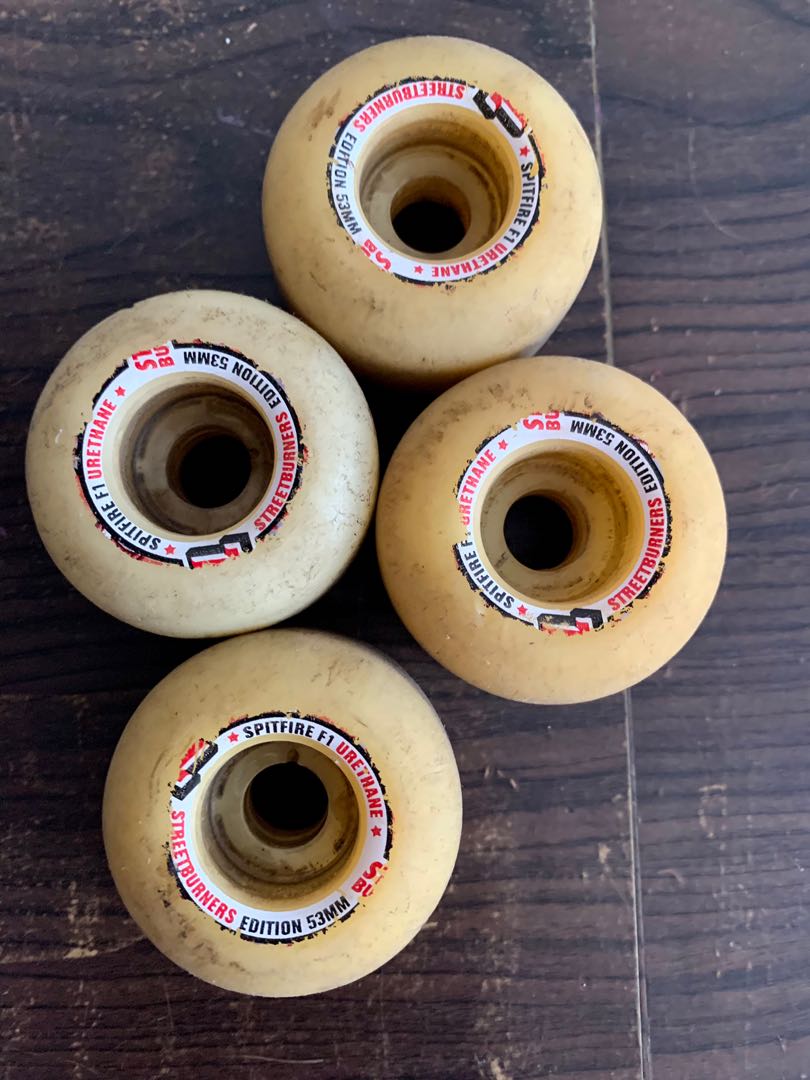 Spitfire skateboard hard wheels, Sports Equipment, Other Sports