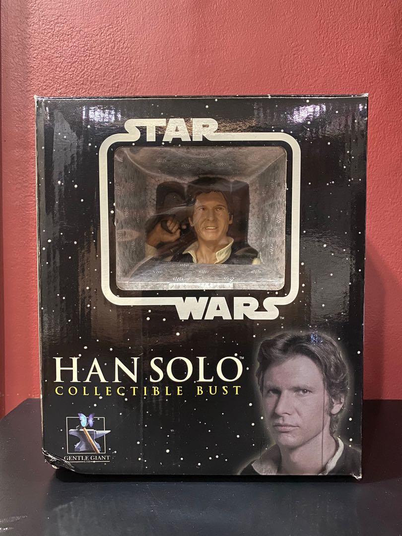 Star Wars Gentle Giant Han Solo Bust Hobbies And Toys Toys And Games On Carousell