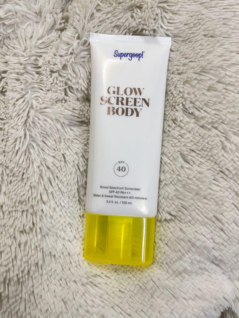 Supergoop glow screen body, Beauty & Personal Care, Bath & Body, Body
