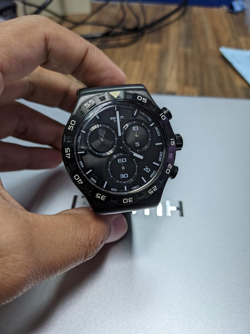 swatch tekno black Men s Fashion Watches Accessories Watches