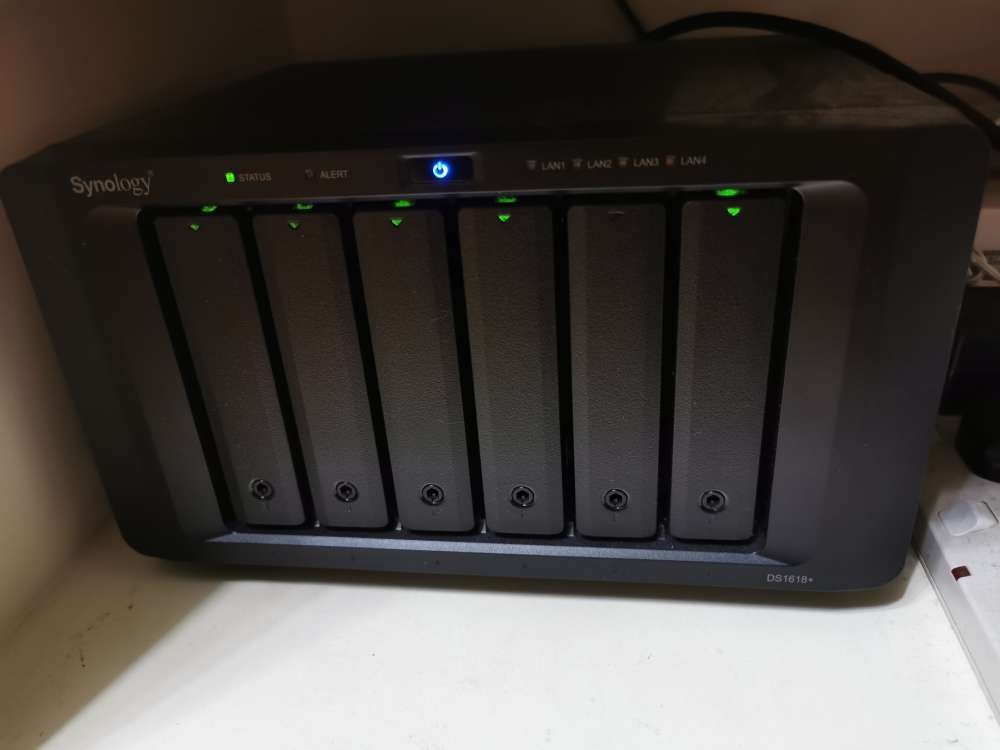 Synology DS1618+ 6 bay nas server, 電腦＆科技, 電腦周邊及配件