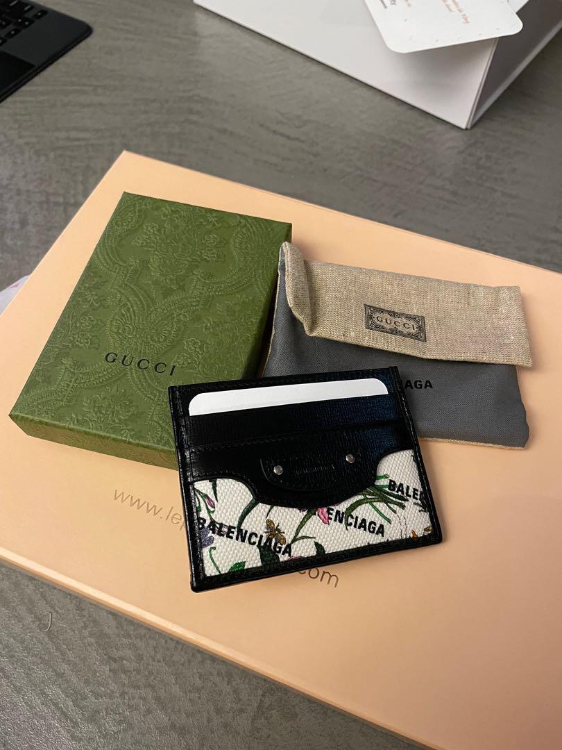 GUCCI 681709 The Hacker Project Gucci x Balenciaga collaboration Card Case