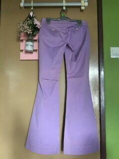 Drew Fit Boot Cut Lilac trousers 