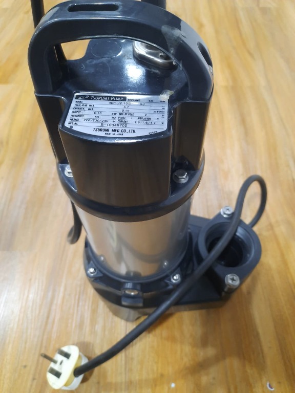 Tsurumi Japan Aquarium Water Pump Submersible 40PU 2.15S (150W) For Koi