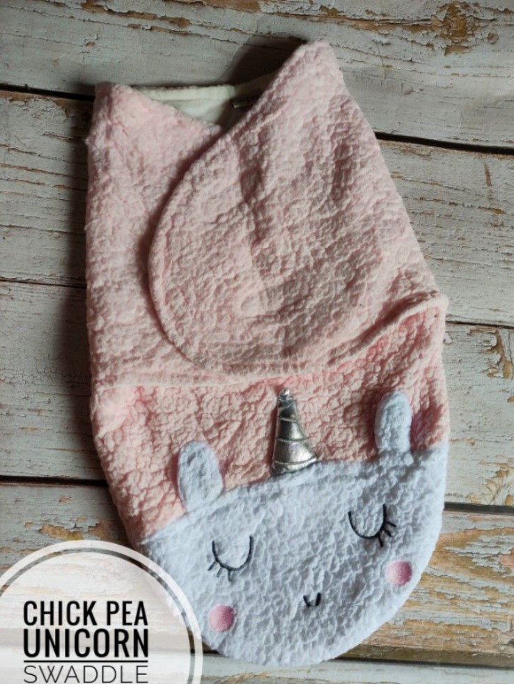 Unicorn Swaddle Chickpea 3 to 6mos, Babies & Kids, Babies & Kids