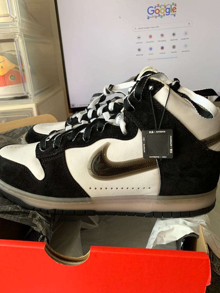 nike dunk high slam jam black