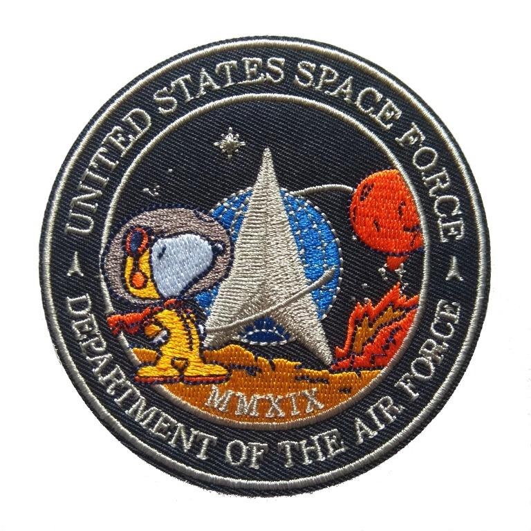 US SPACE FORCE NASA MARS SPACEX SNOOPY PATCH, Hobbies & Toys ...