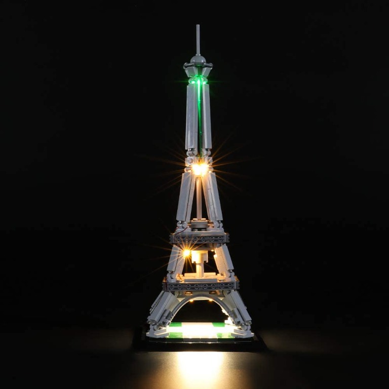 USB Powered LED Light Kit for Lego 21019 The Eiffel Tower 
