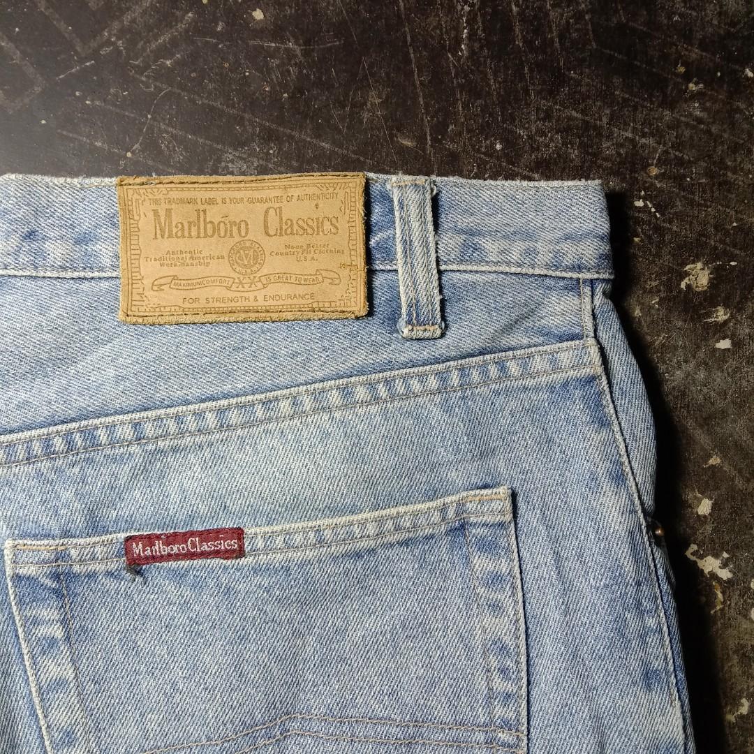 Vintage Marlboro Classics, Men's Fashion, Bottoms, Jeans on Carousell