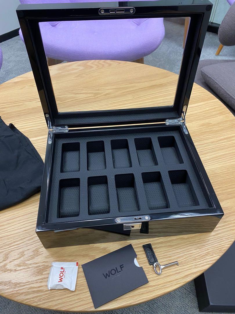 Wolf savoy watch box sale