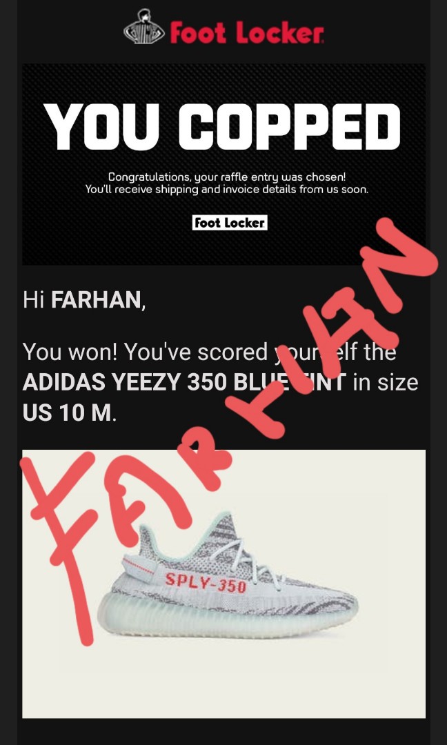 WTS Yeezy 350 Blue Tint Men s Fashion Footwear Sneakers on Carousell