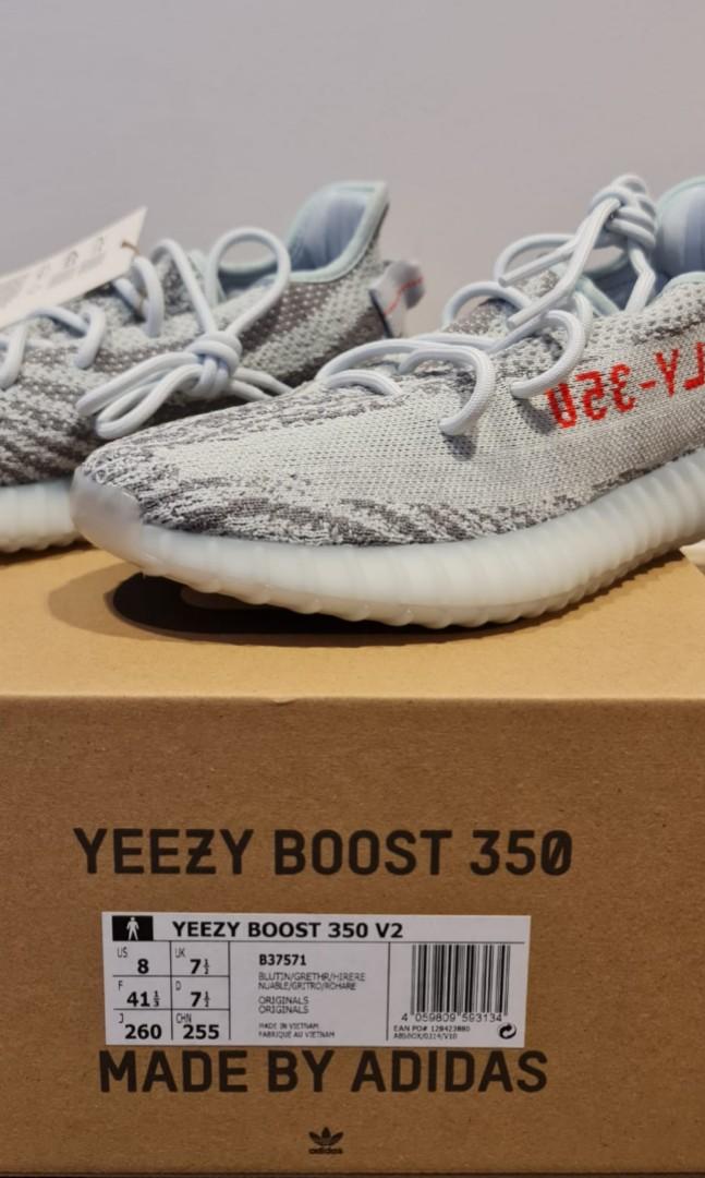 Blue tint yeezy size 7 cheap