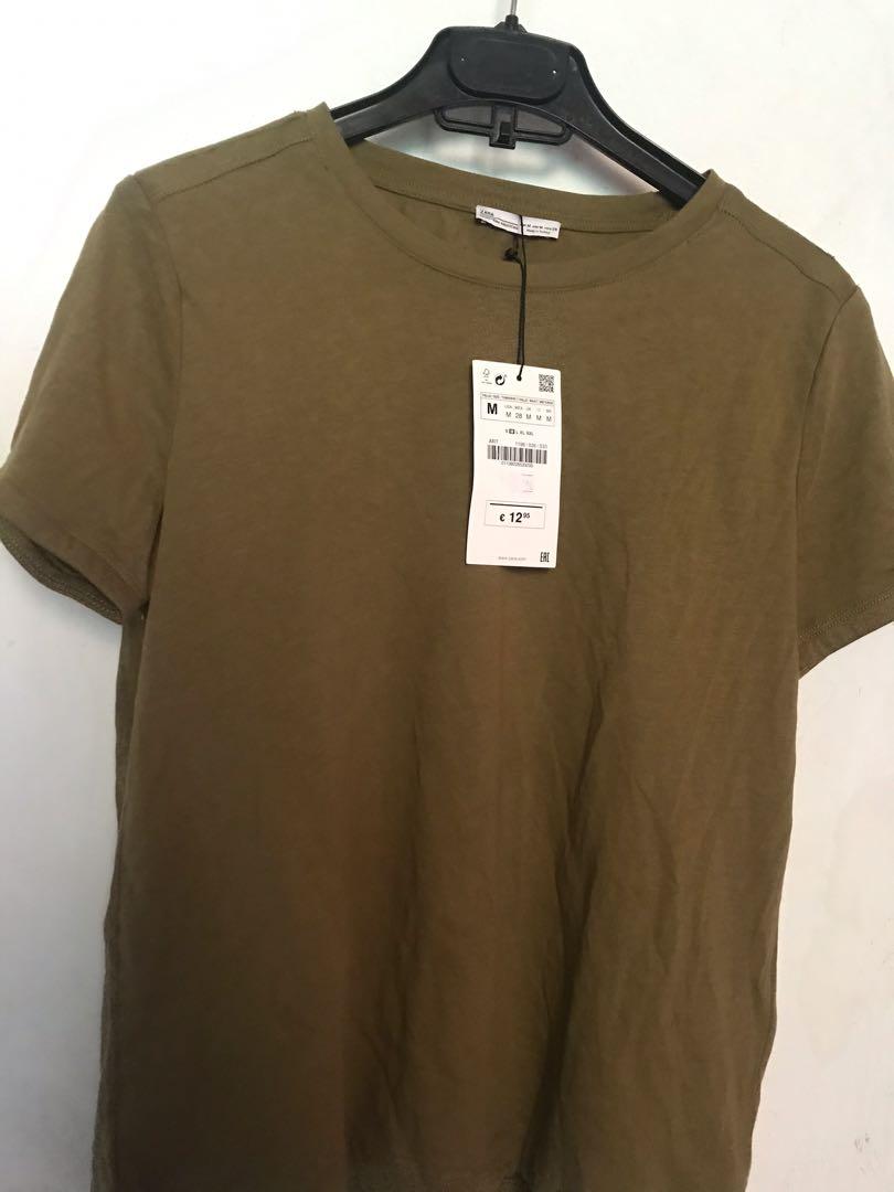 Zara Tshirt basic, Fesyen Wanita 