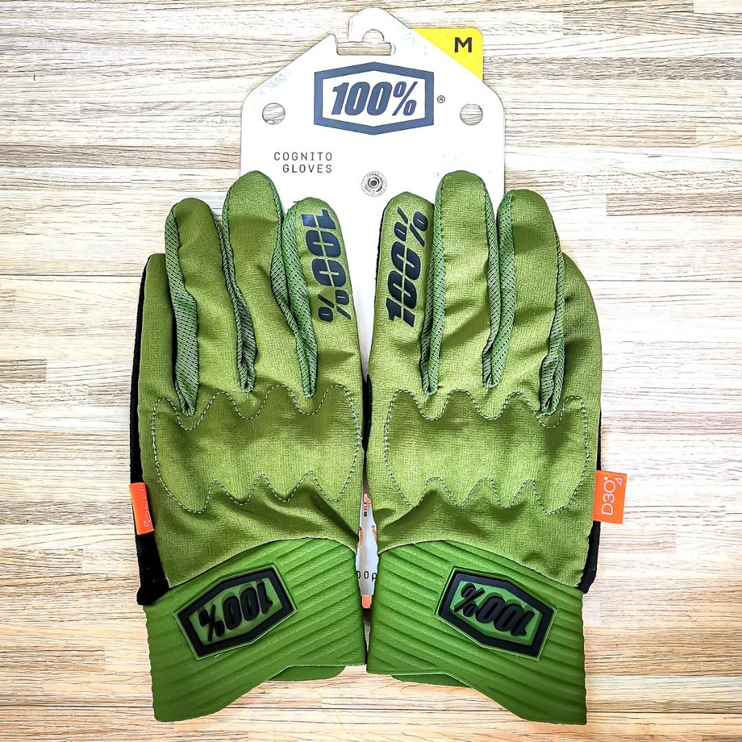 XL 100% Cognito D30 Glove Mens Army Green/Black 