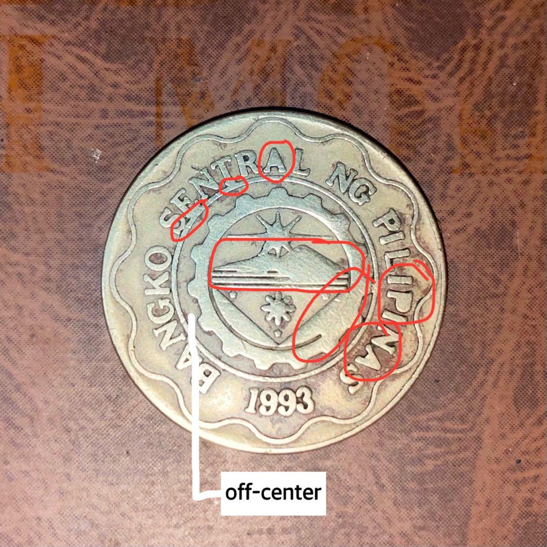 2002 5-peso Error Coin (Category: Currency) located in Makati City. Submitted by dyansheryl (Listing ID 1133464080, Image 2). Description: .