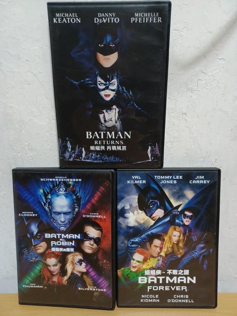 蝙蝠俠電影dvd 三套齊拍 見圖 港版三區英語中字 興趣及遊戲 音樂樂器 配件 音樂與媒體 Cd 及dvd Carousell