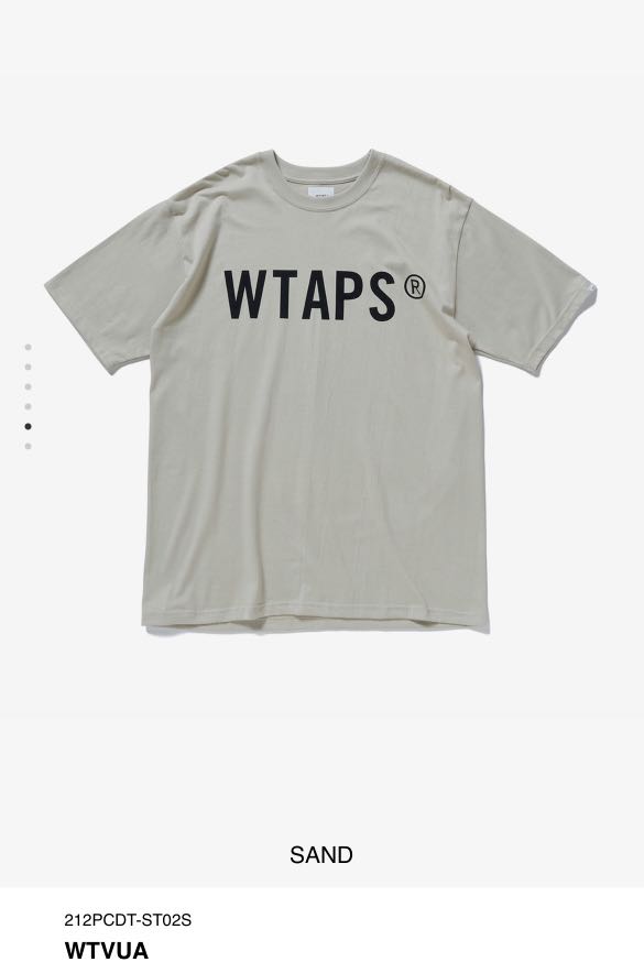 全新size XXL /5 Wtaps 21aw WTVUA SS Tee sand colour, 男裝, 上身及