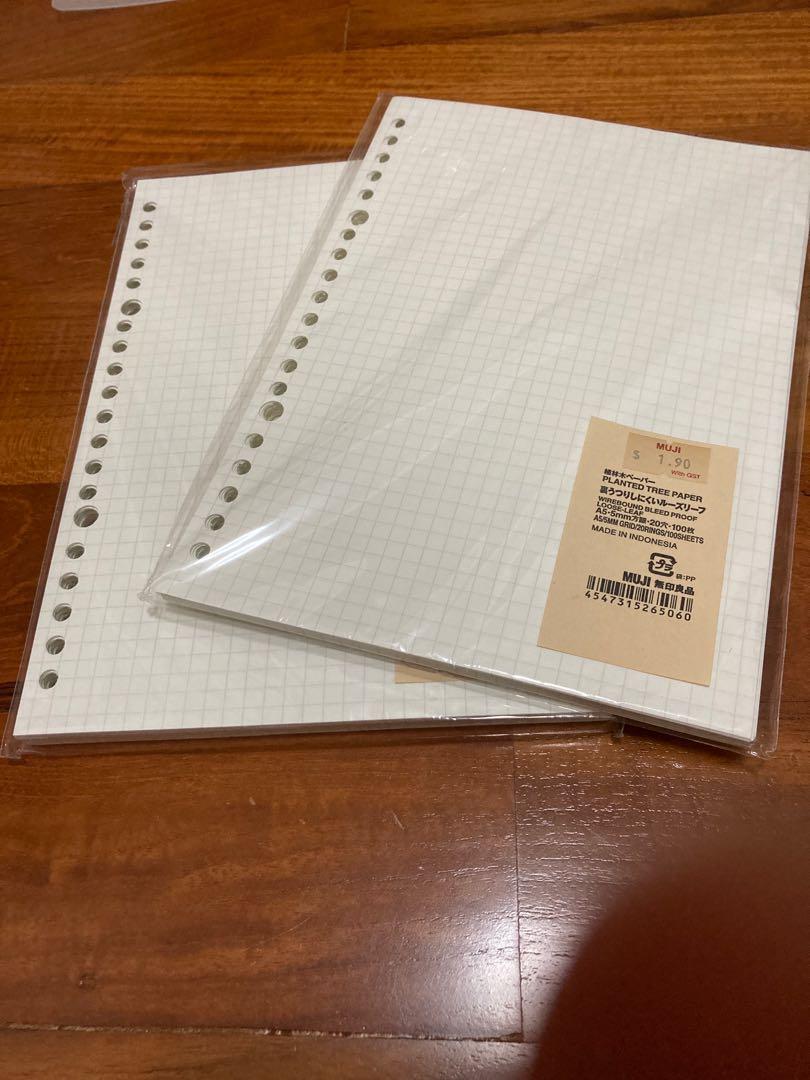 A5 Muji Ring Binders with inserts, Hobbies & Toys, Stationery & Craft