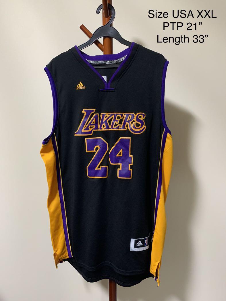 Authentic Adidas Kobe Bryant Lakers NBA Jersey, Men's Fashion, Activewear  on Carousell